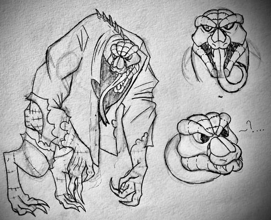 The lizard